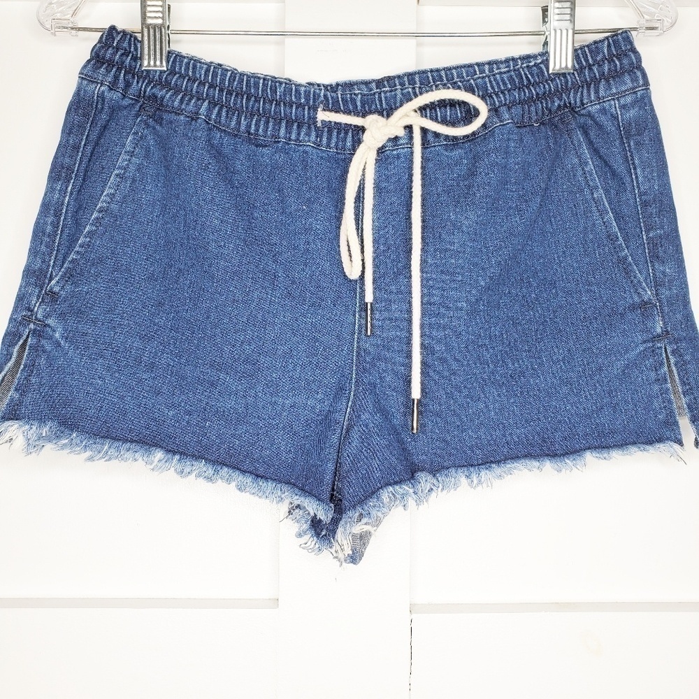 UO BDG High Rise Raw Hem 2" Jean Shorts Small